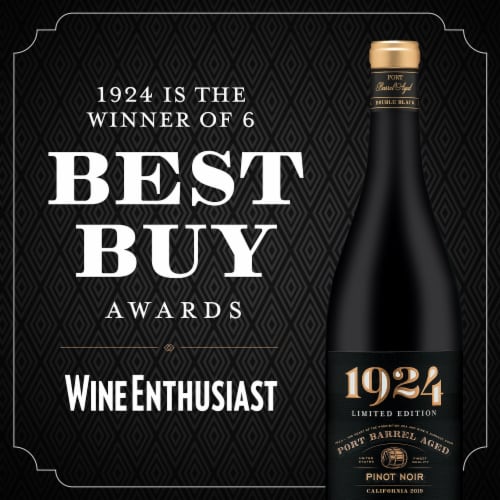 1924 Port Barrel Aged Pinot Noir California Red Wine Perspective: left
