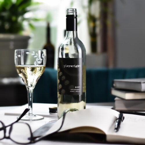 Playwright Pinot Grigio California White Wine Perspective: left