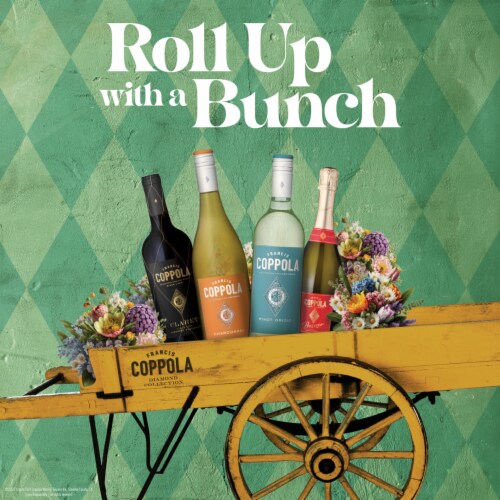 Coppola Diamond Collection Vibrance Pinot Grigio California White Wine Perspective: left