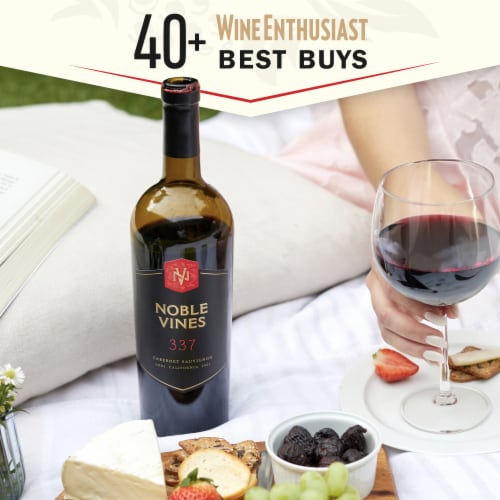 Noble Vines Collection 337 Cabernet Sauvignon California Red Wine Perspective: left