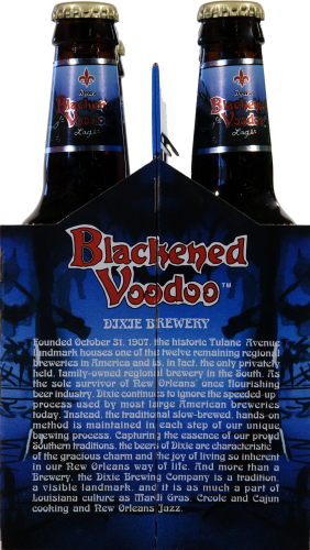Dixie Blackened Vodoo Lager Perspective: left