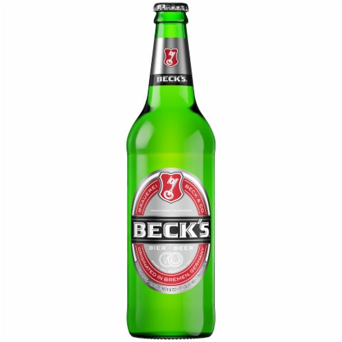 Beck's Pilsner Beer Perspective: left