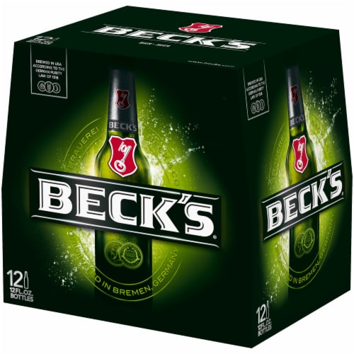 Beck's Pilsner Beer Perspective: left