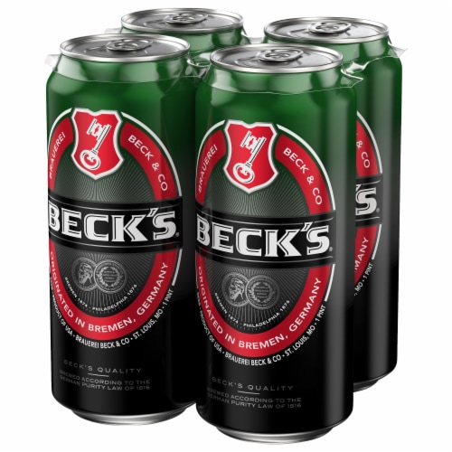Beck's Pilsner Beer Perspective: left