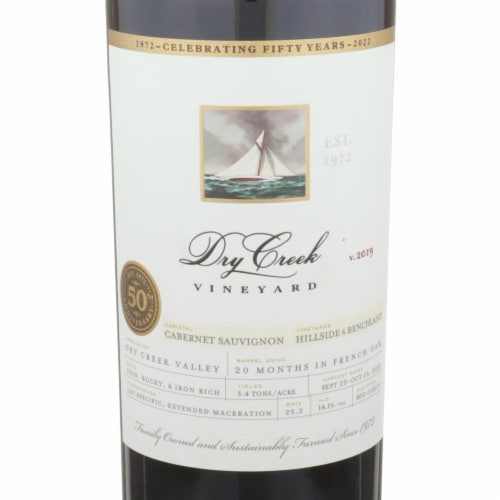 Dry Creek Vineyard Cabernet Sauvignon California Red Wine Perspective: left