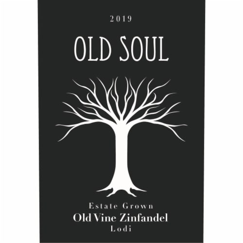 Old Soul Zinfandel Old Vine Lodi Wine Perspective: left