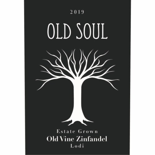 Old Soul Zinfandel Old Vine Lodi Wine Perspective: left