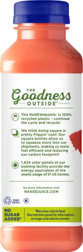 Naked® Juice Guava No Sugar Added Fruit Smoothie Drink Perspective: left