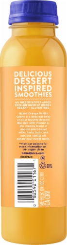 Naked® Orange Vanilla Creme Almond Milk Smoothie Perspective: left