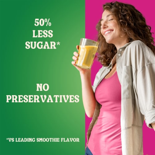 Naked Juice Lower Sugar Tropical Sunrise Flavored Smoothie Blend Perspective: left