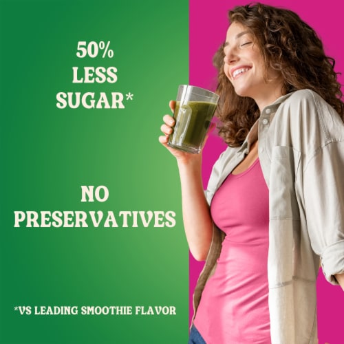 Naked Juice Lower Sugar Glorious Greens Flavored Smoothie Blend Perspective: left