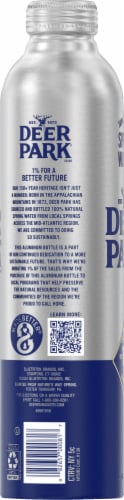 Deer Park® Spring Water Aluminum Bottle Perspective: left