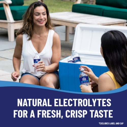 Deer Park® Natural Spring Mini Bottled Water Perspective: left