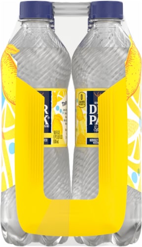 Deer Park® Natural Spring Lively Lemon Flavored Sparkling Bottled Water Perspective: left