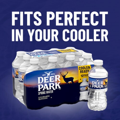 Deer Park 100% Natural Spring Bottled Water Perspective: left