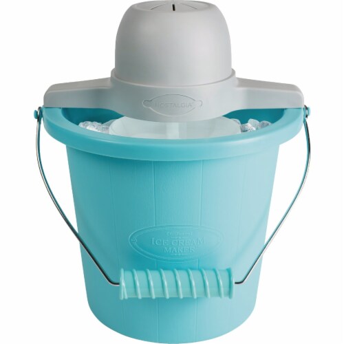 Nostalgia Electric Ice Cream Maker - Blue Perspective: left