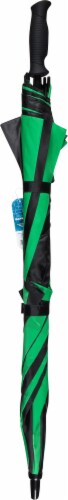 Raintech Double Canopy Golf Umbrella - Blue Perspective: left