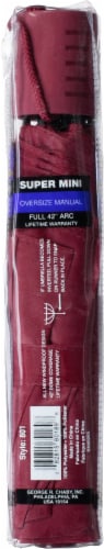 The Weather Station® Super Mini Oversize Umbrella - Royal Perspective: left
