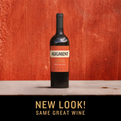 Augment Bourbon Barrel Aged Red Blend Wine Perspective: left