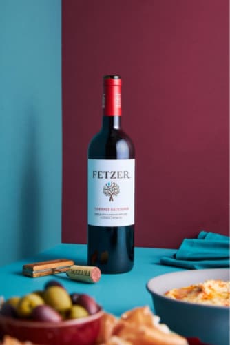 Fetzer Cabernet Sauvignon Red Wine Perspective: left