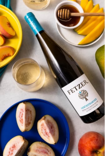 Fetzer Gewurztraminer California White Wine Perspective: left