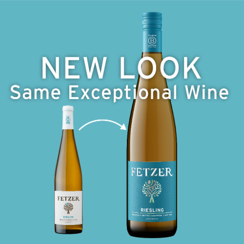 Fetzer® Riesling White Wine 750ml Perspective: left