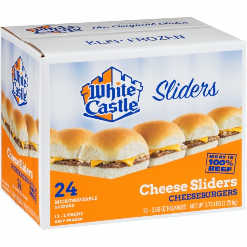 White Castle Cheese Sliders Cheeseburgers, 12 ct / 3.16 oz Fred Meyer