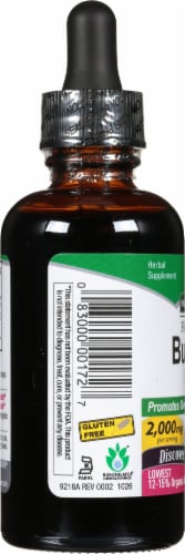 Nature's Answer® Lowest Alcohol Burdock Root Extract Herbal Supplement 1350mg Perspective: left