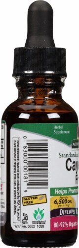 Nature's Answer® Cayenne Extract Herbal Supplement Perspective: left