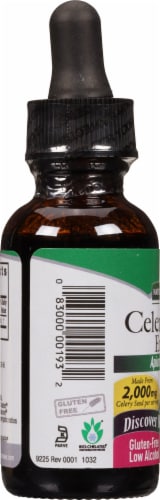 Nature's Answer® Low Alcohol Celery Seed Extract Herbal Supplement 2000mg Perspective: left