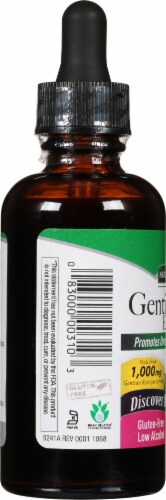 Nature's Answer® Gentian Extract Herbal Supplement 1000mg Perspective: left