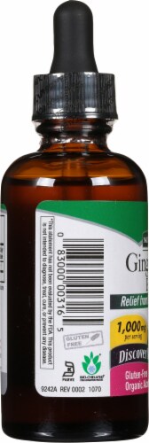 Nature's Answer® Ginger Root Extract Herbal Supplement 250mg Perspective: left