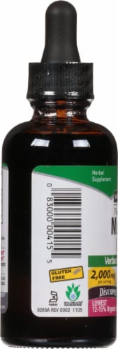 Nature's Answer Mullein Herbal Supplement 2000mg Perspective: left