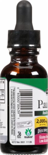 Nature's Answer Pau D' Arco Herbal Supplement 2000mg Perspective: left