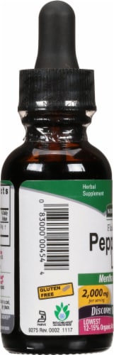 Nature's Answer Peppermint Herbal Supplement 2000mg Perspective: left