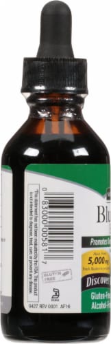 Nature's Answer Blueberry Herbal Supplement 1000mg Perspective: left