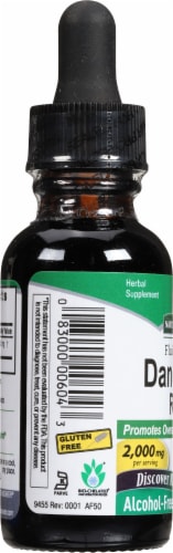 Nature's Answer Dandelion Root Herbal Supplement Perspective: left