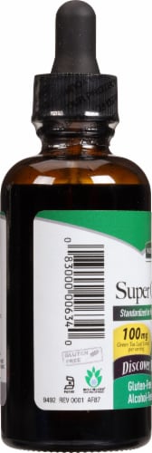 Nature's Answer Alcohol-Free Super Green Tea Extract 100 mg Perspective: left