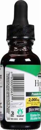 Nature's Answer Horsetail Herbal Supplement Perspective: left