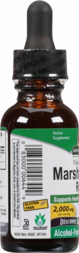 Nature's Answer Marshmallow Root Herbal Supplement Perspective: left