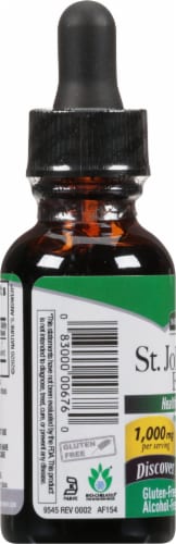 Nature's Answer St John's Wort Herbal Supplement 1000mg Perspective: left