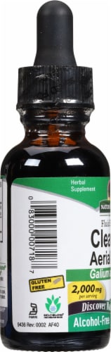 Nature's Answer Alcohol Free Cleavers Herb Extract 2000mg Perspective: left