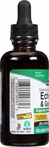Nature's Answer Echinacea Goldenseal Herbal Supplement 1000mg Perspective: left
