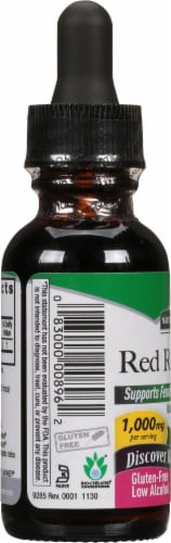 Nature's Answer Red Raspberry Herbal Supplement Perspective: left