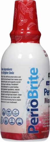 Nature's Answer Perio Wash Cinna Mint Mouthwash Perspective: left