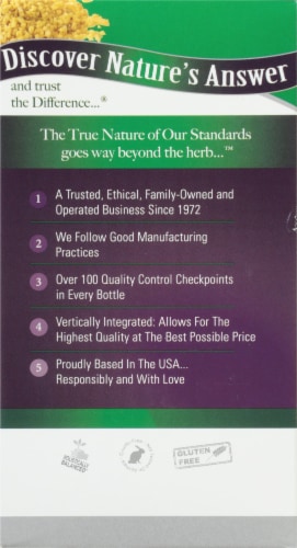 Nature's Answer Boswellia Vegan Standardized Herbal Supplement 400mg Perspective: left