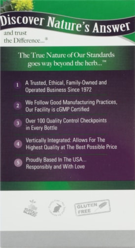 Nature's Answer Rhodiola Vegetarian Capsules 100mg Perspective: left