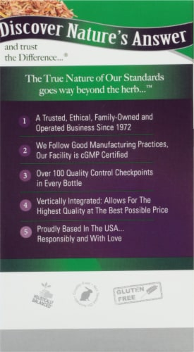 Nature's Answer White Willow Bark Extract Vegetarian Capsules 450mg Perspective: left