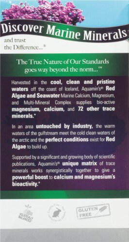 Nature's Answer Plant Based Cal-Mag Vegetarian Capsules Perspective: left