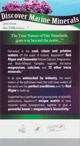Nature's Answer® Plant Based Magnesium Vegetarian Capsules 500mg Perspective: left